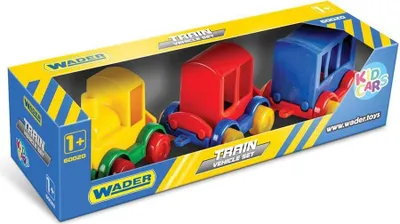 Produktbild von Wader Kid Cars 3 Zugfahrzeuge im Schaukarton ,60022