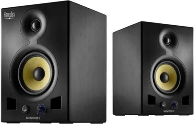 Image de Hercules Monitor 5 haut-parleur 2-voies Noir Avec fil 80 W