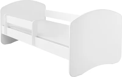 Obrázok produktu pre Detská posteľ Posteľ pre mladých s matracom v bielej farbe / biela ACMA II 180x80 cm