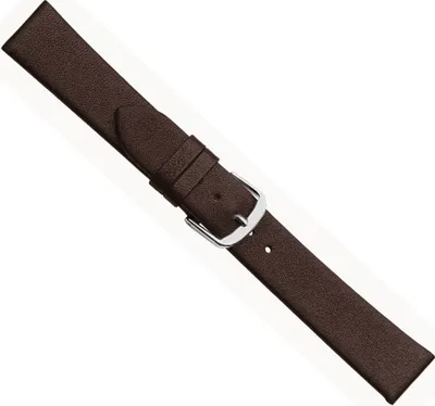 Produktbild von Design I Ersatzband Uhrenarmband Kalbsleder Dunkelbraun 20521S, Stegbreite:18mm