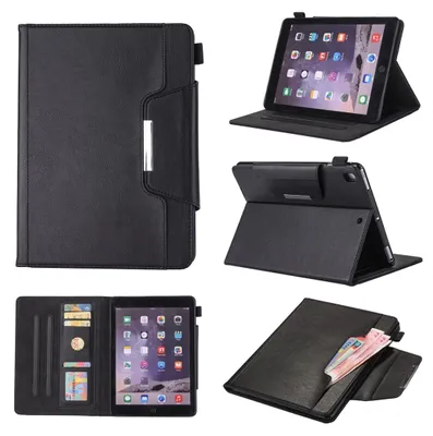Produktbild von Mobigear Luxus-Hülle für iPad 9 (2021) – Klapphülle mit Stifthalter – Schwarz