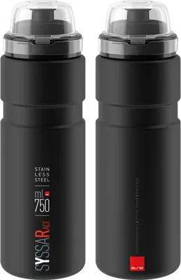 Immagine prodotto di Elite Syssa Race 750 ml, acciaio inox, nero opaco
