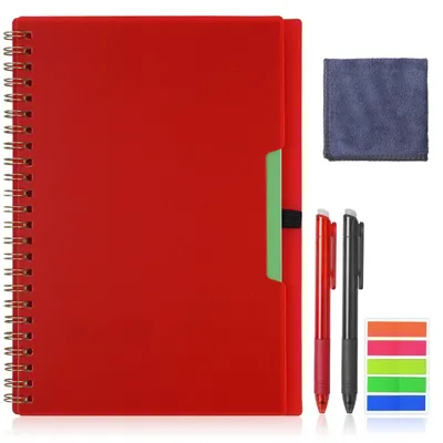 Produktbild von Wiederverwendbares Notizbuch A5 mit löschbarem Stift Set