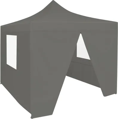 Immagine prodotto di Tenda professionale per feste Stabli Möbel pieghevole con 4 pareti laterali 2×2 m in acciaio antracite - gazebo e tende per feste CC5404517 1pacco