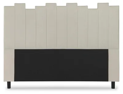 Image de MENZZO Tête de lit Lucky 160 cm Tissu Beige