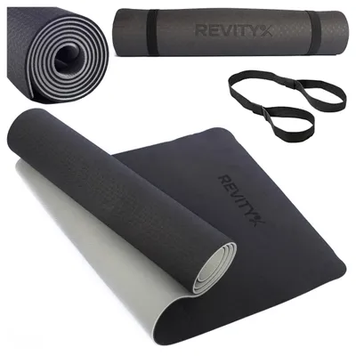 Produktbild von Yogamatte - Rutschfeste Fitnessmatte für Pilates,Yoga Matte mit Tragegurt