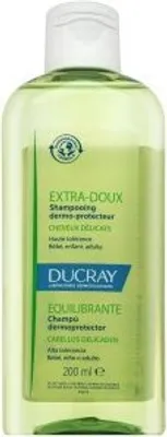 A bottle of Ducray Extra-Gentle Dermo-Protective Shampoo.