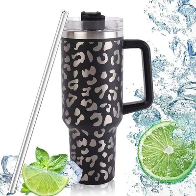 Produktbild von Isolierte Kaffee-To-Go-Becher, 1200ml, Edelstahl, Doppelwandig, Autobeker