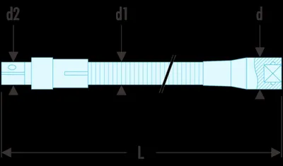 Image de Rallonge flexible Facom 3/8" 200 mm