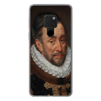 Produktbild von MuchoWow® Handyhülle Schutzhülle Hülle für Huawei P40 Lite Wilhelm von Oranien - Gemälde von Adriaen Thomasz. Silikon Softcase Handy Hülle - Handy
