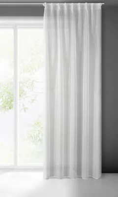 Zdjęcie produktu dla Gotowa zasłona belissa na taśmie 140x300 cm biała