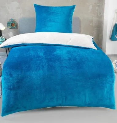 Obrázok produktu pre Famanu obliečka na prikrývku Cashmere Touch, 200 x 200 cm - petrol/krémová