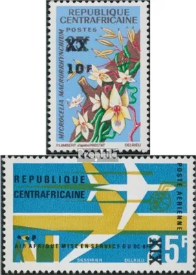Produktbild von Briefmarken Zentralafrikanische Republik 1967 Mi 125-126 (kompl.Ausg.) postfrisch Freimarken