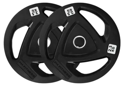 Produktbild von PH Fitness Set 10 kg Tri-Grip Hantelscheiben, 2 × 10 kg, 50 mm