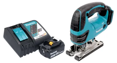 Immagine prodotto di Makita DJV 180 RF1X Seghetto alternativo a batteria 18 V 135 mm + 1x batteria 3,0 Ah + caricabatteria