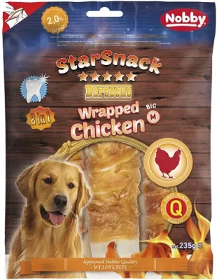 Produktbild von Nobby Starsnack Barbecue Wrapped Chicken Big