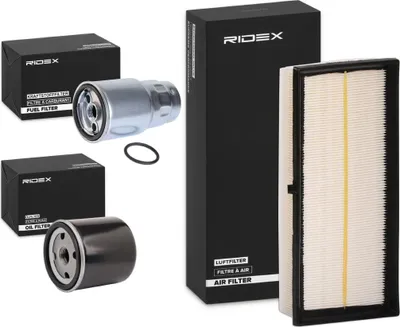 Produktbild von RIDEX Filterset Inspektionspaket Filtersatz für TOYOTA Yaris Schrägheck (P9) Urban Cruiser (P1)
