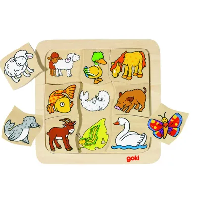 Produktbild von Goki 56879, 9 Stück(e), Tiere, 2 Jahr(e)