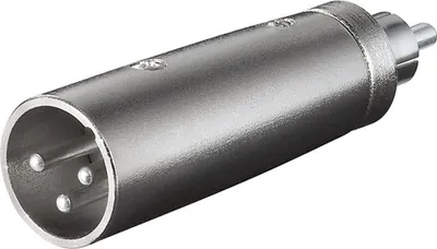Produktbild von XLR Adapter, Cinch Stecker > XLR Stecker 3Pin