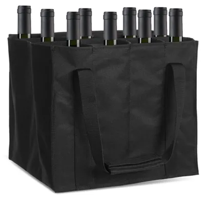 Obrázok produktu pre Držiak na fľaše pre 12 fliaš, skladací, rozmer 45x27x27 cm