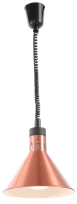 Immagine prodotto di HENDI Lampada termica regolabile in altezza, conica, rame, 230V/250W, ⌀275x(H)250mm