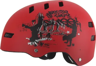 Produktbild von Fahrradhelm AERO Street rot matt Größe M