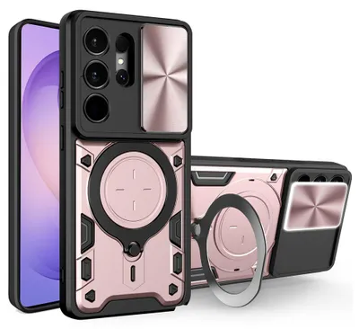 Obrázok produktu pre Techsuit - CamGuard Pro puzdro s krytom fotoaparátu pre Samsung Galaxy S26 Ultra - ružovo-zlaté
