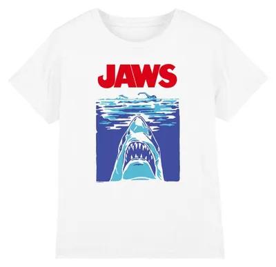 Produktbild von Jaws - "50th" T-Shirt für Kinder TV36200 (116) (Weiß)