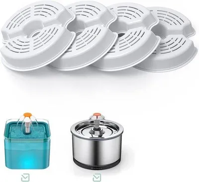 Productafbeelding van Famanu waterfonteinfilters - Vervangingsfilters voor 2-4 maanden