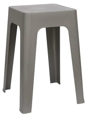 Produktbild von Home Deco Factory Sitzhocker/stuhl - grau - D34 x H47 cm - Stapelbar