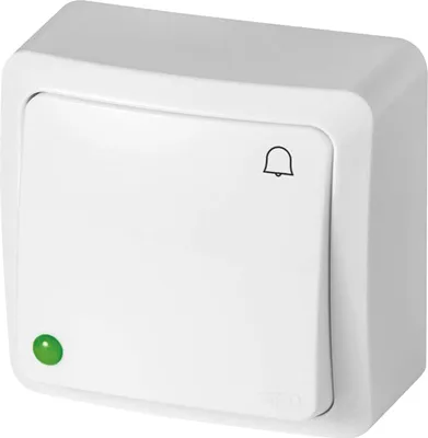 Zdjęcie produktu dla Elektro-Plast | Włącznik Berg 3714-00 - Biały - Kompaktowy - Wysoka jakość - Łatwa instalacja