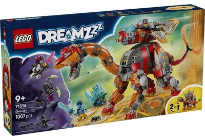 Immagine prodotto di LEGO DREAMZzz 2in1 dino jet plane - dinosauro giocattolo trasformabile in Stegosauro - incluse 4 minifigure e 2 creature del tesoro collezionabili - regalo per ragazzi dai 9 anni in su - 71514