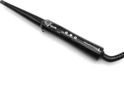 Obrázok produktu pre Remington kulma [kužeľová 13-25 mm] Pearl Digital (vysokokvalitný keramický poťah s pravými perlami) LCD displej 130-210 °C, tepelná rukavica, prirodzené kučery, špirálové kučery a plážové vlny, CI951