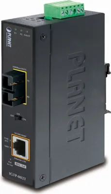 Imagen del producto de Planet Technology Corp. IGTP-802T PLANET Industrial Media Converter IGTP-802T PoE+        550m