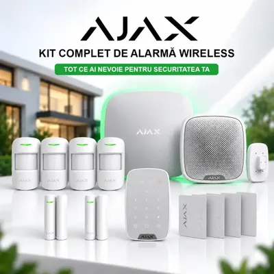 Immagine prodotto di Ajax Alarm system StarterKit Cam Plus Hub2 Plus, MC, DP, SC, white