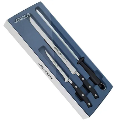 Hamset 3-teilig, geschmiedeter Edelstahl, POM-Griff, schwarz
