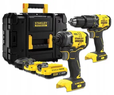 Immagine prodotto di Stanley V20 Set Sfmck461D2S (Sfmcd715 + Sfmcf810B) 2X2.0Ah Tstak
