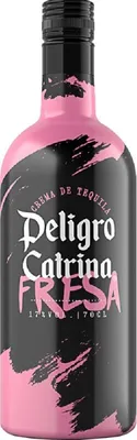 Produktbild von Licor Crema Tequila Peligro Catrina Fresa 70Cl. Liköre Spanien  70.00 cl 17.0 %