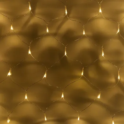 Produktbild von Lights4fun 100er LED Solar Lichternetz warm weiß Außenbereich