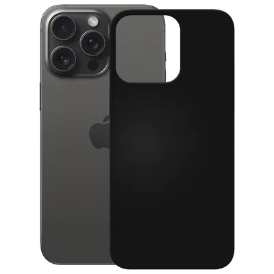 Produktbild von PEDEA Soft TPU Case für iPhone 15 Pro, schwarz