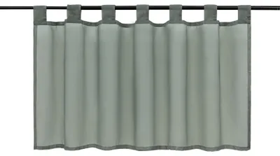 Productafbeelding van Scheibengordijn Voile Bistrogordijn 45x120cm Grijs