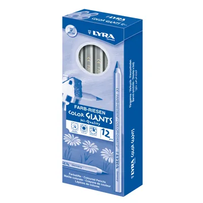 Produktbild von Farbstifte Farbriesen®, silber, 12 Stück
