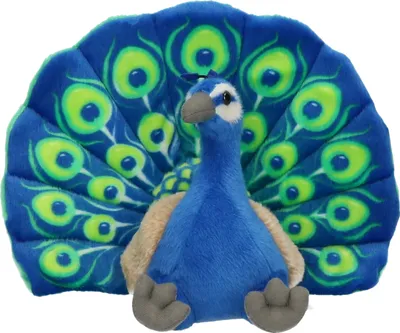 Produktbild von Wild Republic kuscheliger Pfau - 30 cm - Plusch - grun/blau - Vogel