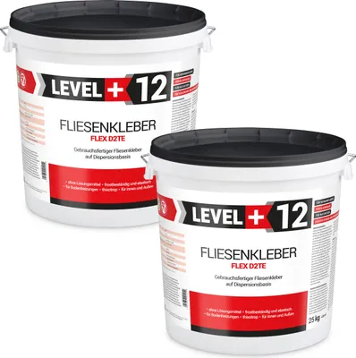 Produktbild von Dispersionkleber Fertig-Fliesenkleber 50KG Flexkleber Flexmörtel L+12