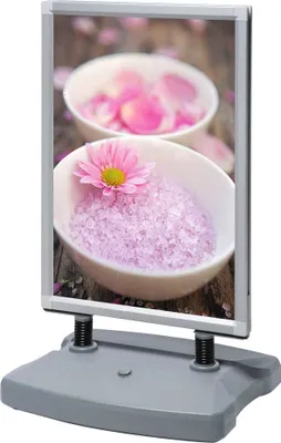 Zdjęcie produktu dla jansendisplay WTRA1 SILBER Kundenstopper Windtalker A1 si
