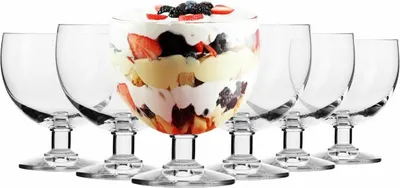 Produktbild von KROSNO Tasting 6-teiliger Eiscreme-Früchte-Dessertbecher.