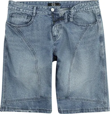 Produktbild von RED by EMP Herren blaue knielange Shorts im Baggy Fit 29