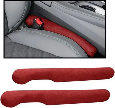 Produktbild von Famanu Sitzspaltfüller für Auto - Kunstleder, Rot