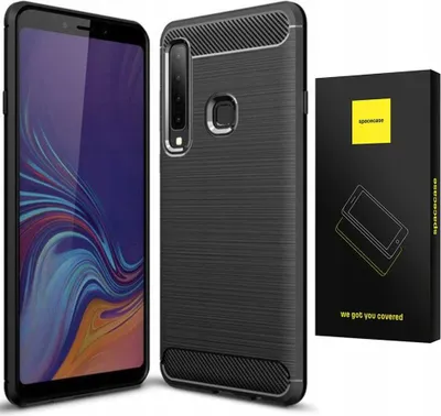 Image de Coque SPACECASE Carbon pour Galaxy A9 2018 noir