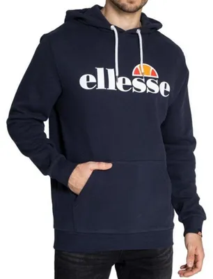 Produktbild von Ellesse - "Gottero" Kapuzenpullover für Herren, Über den Kopf PP9444 (S) (Dunkles Marineblau)